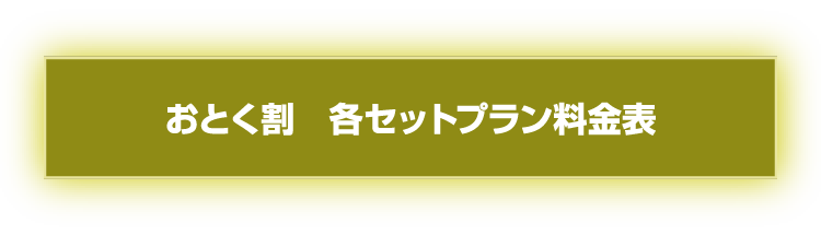 おとく割　各セットプラン料金表